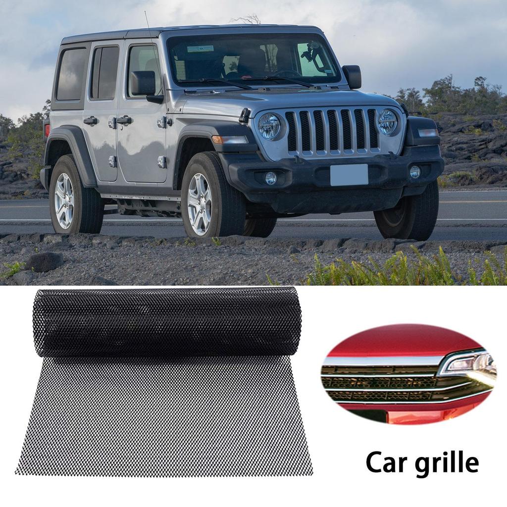 Tela Da Grade Do Carro Multifuncional Malha Liga De Alumínio 40x13 Polegada Guarnição Exterior Capa Para Amortecedor Dia