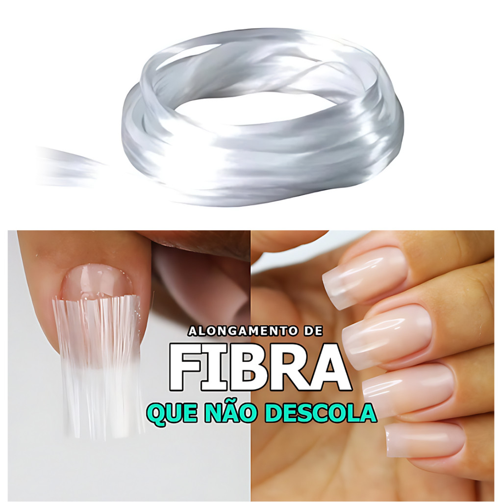 Fibras De Vidro Fio A Fio Unha Gel Nails Tufos bess10 / bess11 em Oferta na Shopee