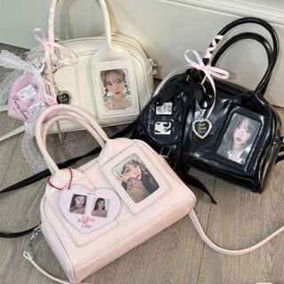 Pequena Bolsa Dor Volume de Comida Pode Conter Pequeno Cartão Bolsa Transversal Kpop para Mulheres Design de Nicho Bosto em Oferta na Shopee