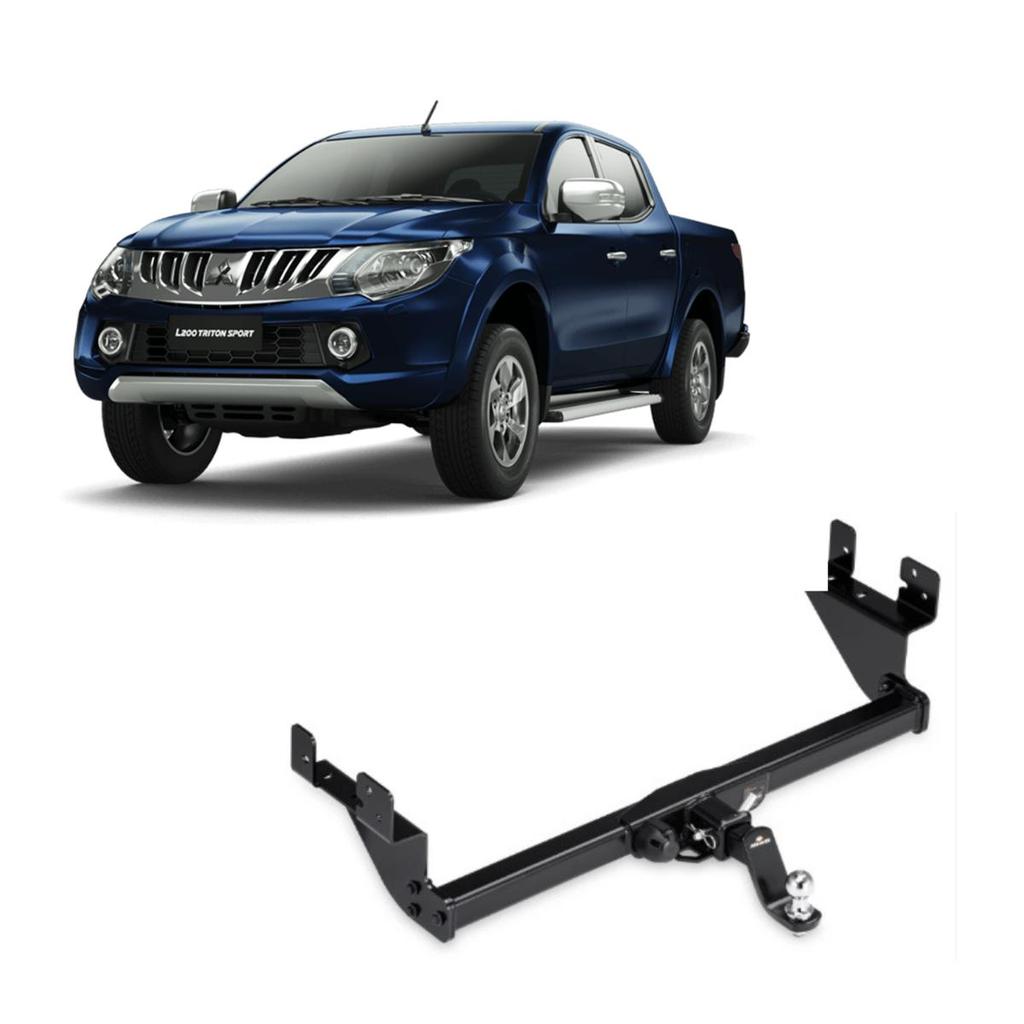Engate Removível Mitsubishi L200 Triton Sport 2017 a 2025 Reboque Rabicho Protetor 1500kg Keko