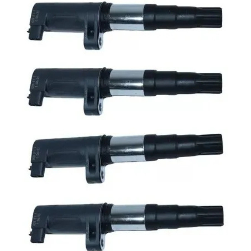 Kit 4 Bobina de Ignição para Renault Symbol 1.6 16V 2009 até 2013 - Cod. 224332597R