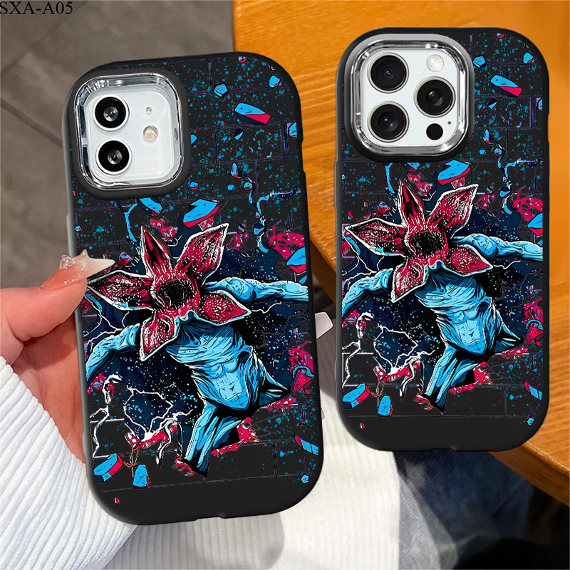 Capinha capa Stranger Things demônio Criatividade para iPhone 11 12 pro 13 xr xs max 7 8 14 15 16 pro max 14 15plus capa