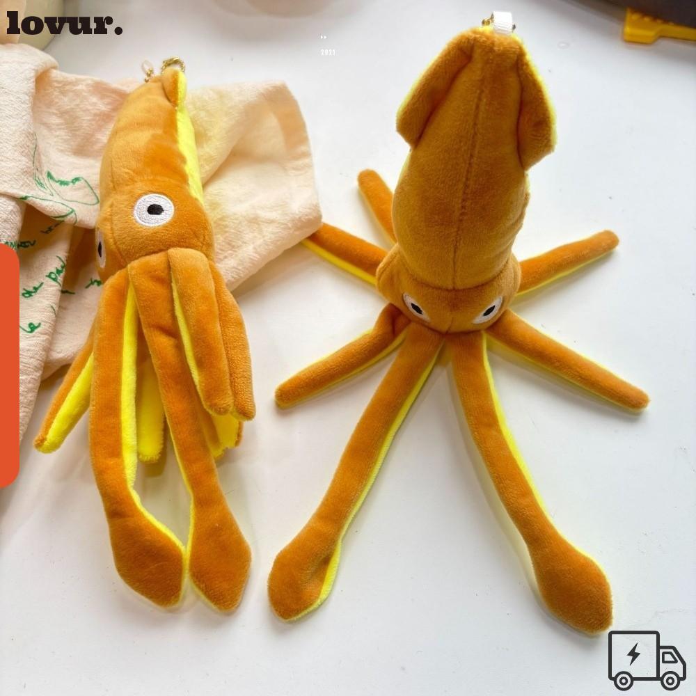 Brinquedo De Pelúcia De Polvo LOVUR , Animais Fofos Da Série Oceano , Bonecos De Lula De Cura De Desenhos Animados , Pre