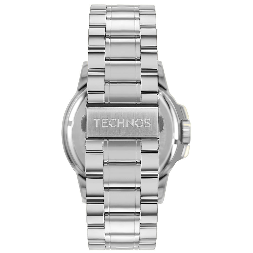 Detalhes do Relógio Technos Masculino Racer Prata - 2115UBI/1P