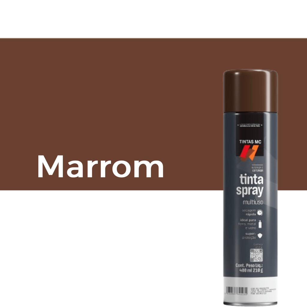 Spray Marrom 400 ML UG Tintas MC em Oferta na Shopee
