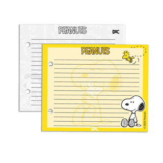 Refil Porta Fichas Mini Fichário Horizontal Snoopy DAC