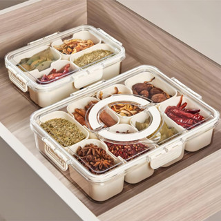 Organizador Geladeira Hermético com Divisórias para Armazenar Alimentos Multiuso em Oferta na Shopee