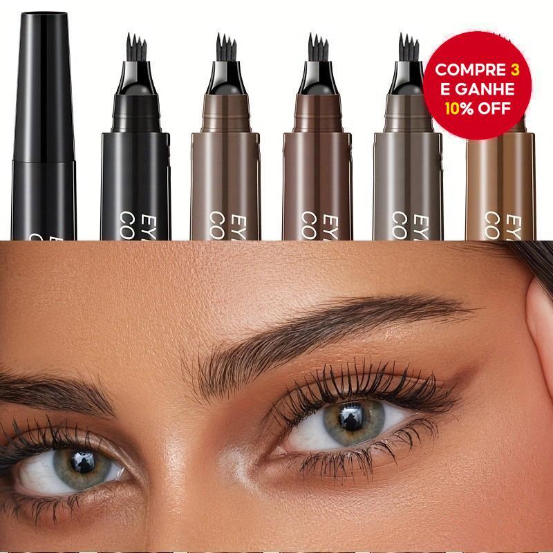 Caneta De Sobrancelha Microblading Para Tatuagem-Resistente Ao Suor E Fácil Aplicação , Traços Naturais Semelhantes Cabe