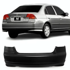 Parachoque Traseiro Civic 2004 2005 2006 Sedan 1ª Linha Novo