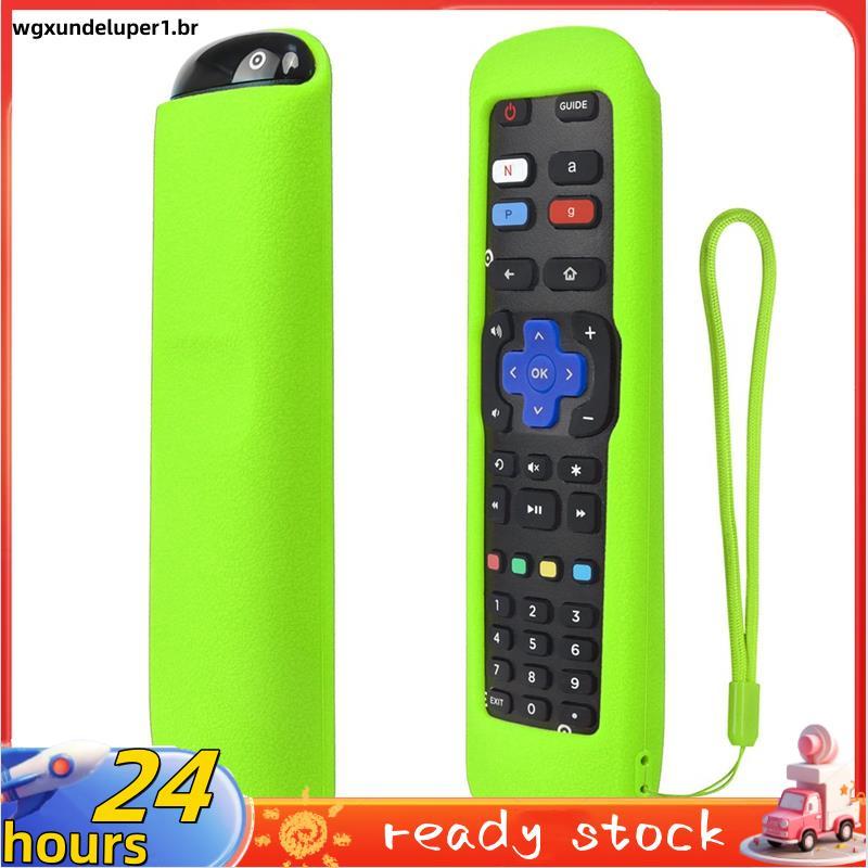 Capa De Silicone Para Controle Remoto De TV R50B7120UK R55A7200GTUK Com Efeito Fluorescente A