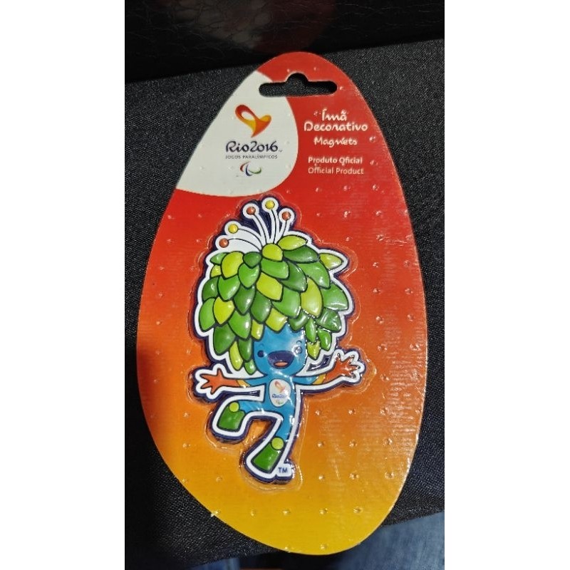 Mascote Tom , Jogos Paralímpicos Rio 2016 ---Elimateccolecionáveis