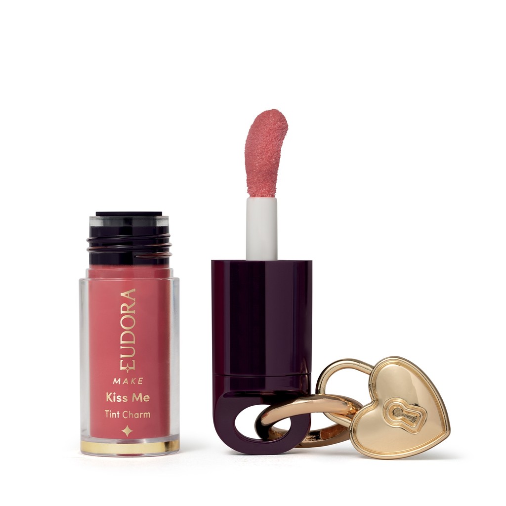 Lip Oil Tint Charm Pink Eudora Make Kiss Me 2ml