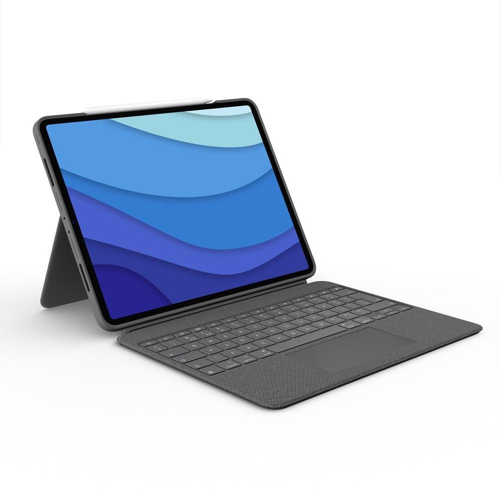 Capa com Teclado Logitech Combo Touch para iPad Pro 12.9" 5ª e 6ª Gerações - Cin