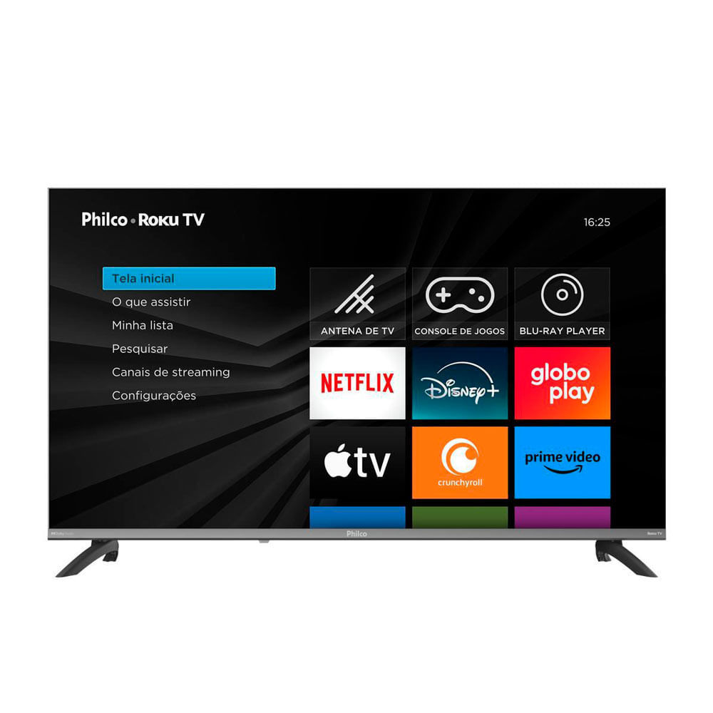 Imagem Smart TV LED 40" FullHD Roku Dolby Audio Philco P40CRA