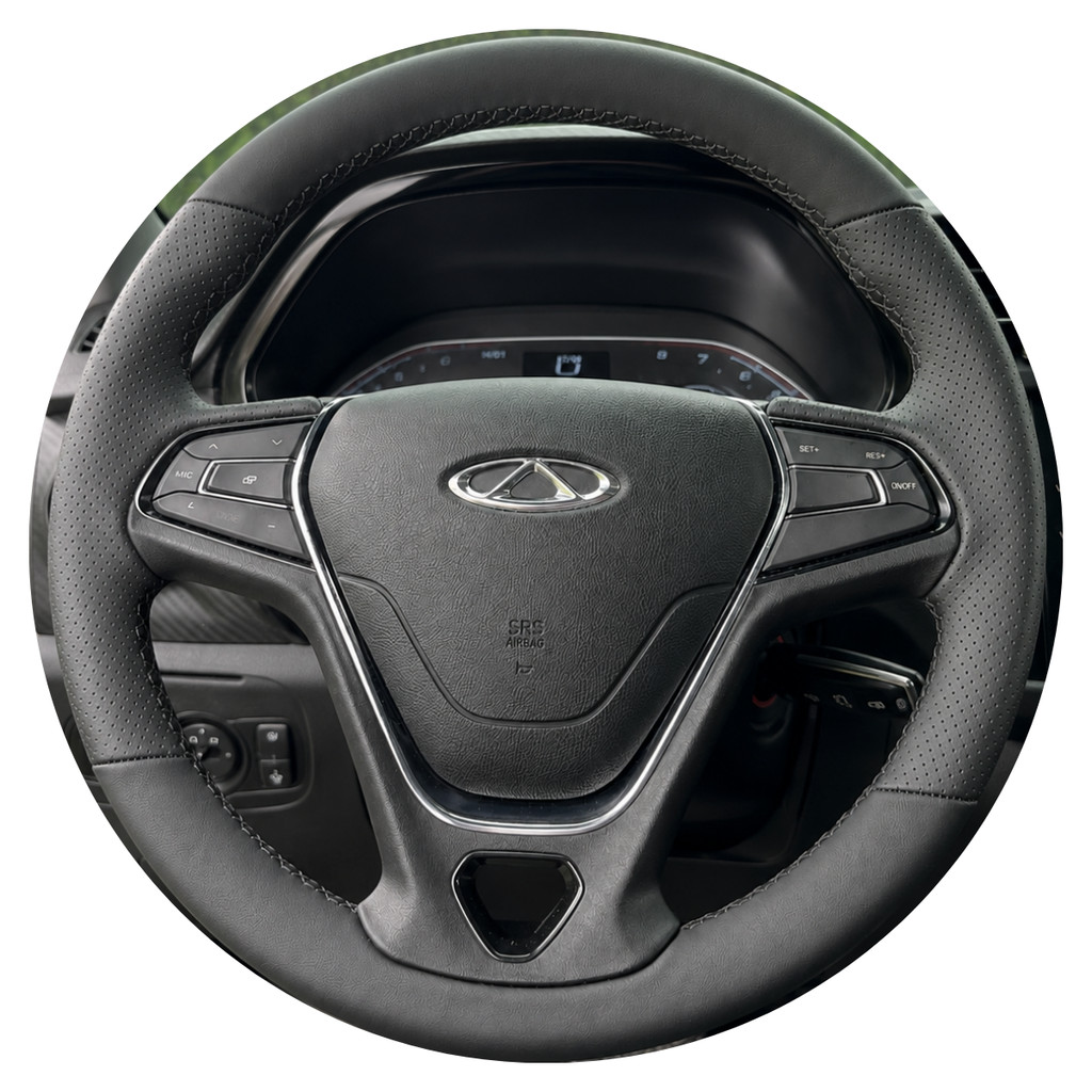 Capa de Volante Costurada Tiggo 2 Caoa Chery (kit Completo)