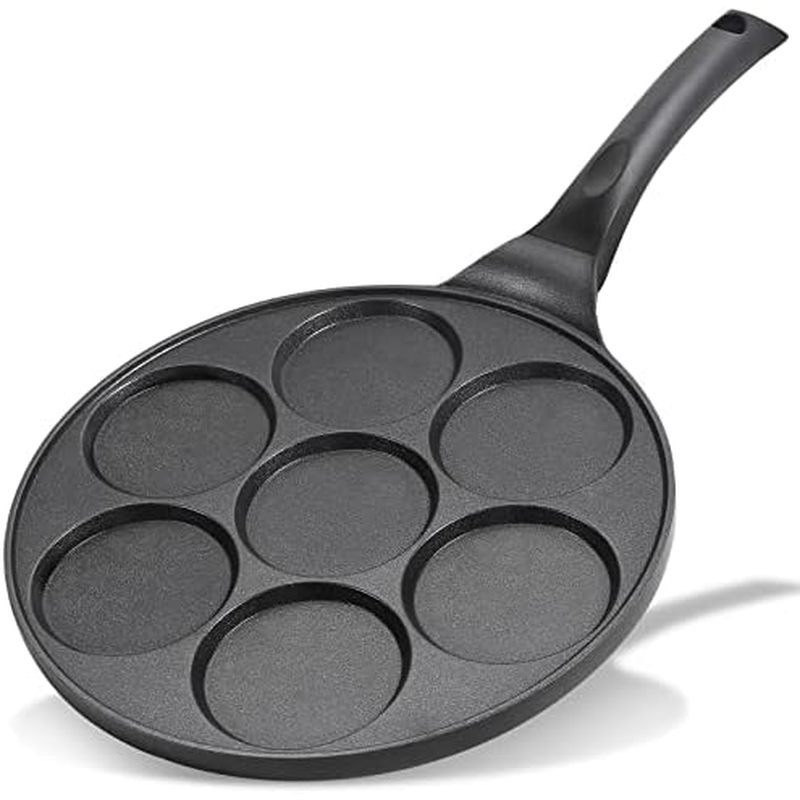 Panqueca Antiaderente Grill Mini Fabricante Com PFOA Revestimento Livre Molde De Adequado Para Todos Os Fogões 1PC