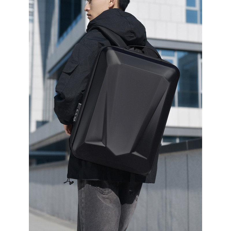 Mochila de casca dura para jogos, mochila transfronteiriça com Design de moda, combinação de bloqueio, viagem de negócio