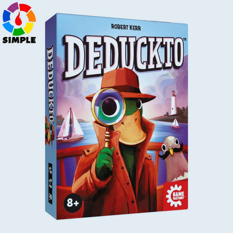 Gamewright - Deduckto - A Quacking Deduction Game - Card Game for Kids Ages 8 and Up - Great for Family Game Night!