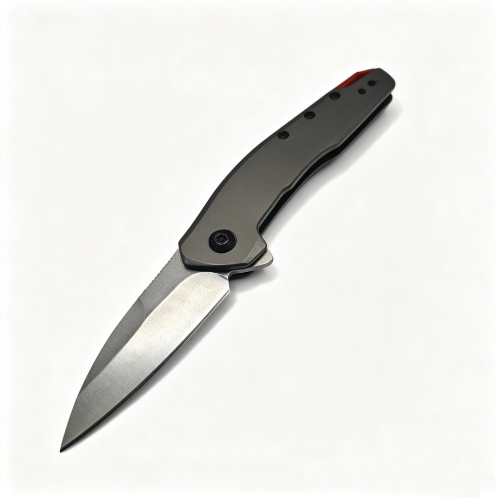 Canivete Top Semi Automatico Com Clip e Trava Aço D2  KER1415 KNIFE MATRIX