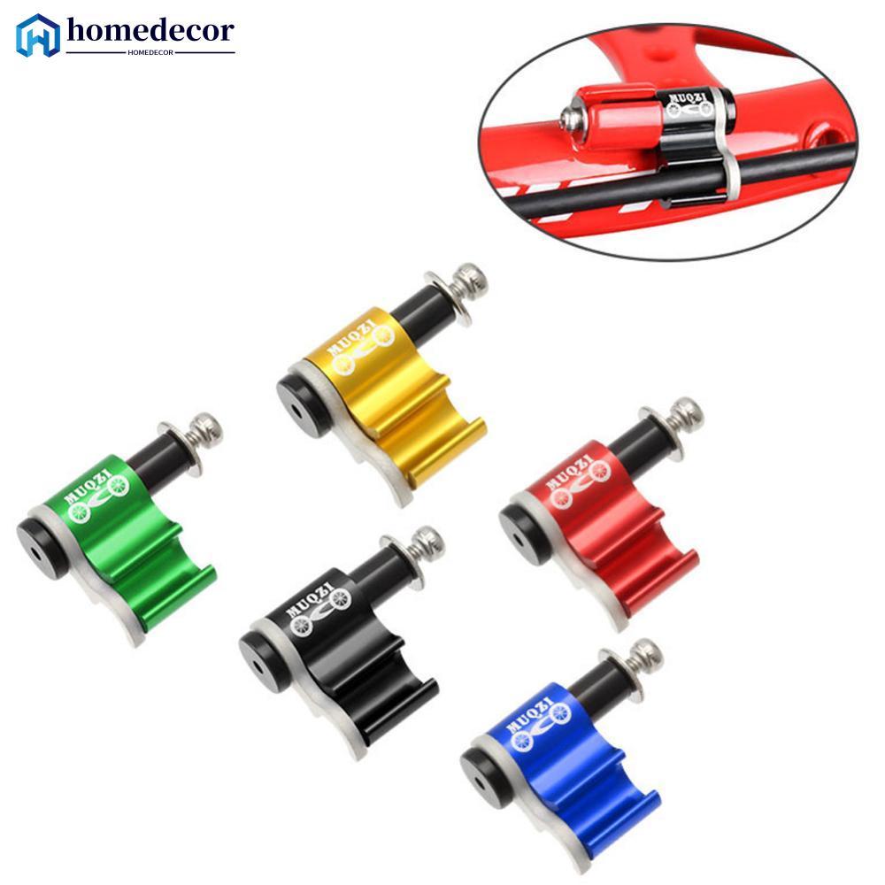 HOMEDECOR 5 Pcs Bicicleta Liga De Alumínio Tubo De Óleo Conversão De Cabo Assento Fixo À Prova D'água De Poeira Fio Guia