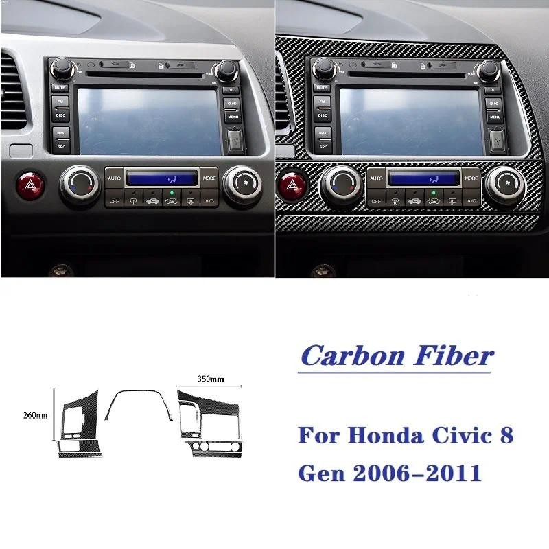 Apto Para Honda Civic 8 Gen 2006-2011 Interior Acessórios Do Carro Conjunto De Instrumentos Quadro Saída Ar Painel AC Ad