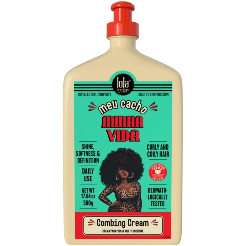 Lola From Rio - Meu Cacho Minha Vida - Creme de Pentear: brilho, maciez e definição. Cabelos Cacheados. 500ml