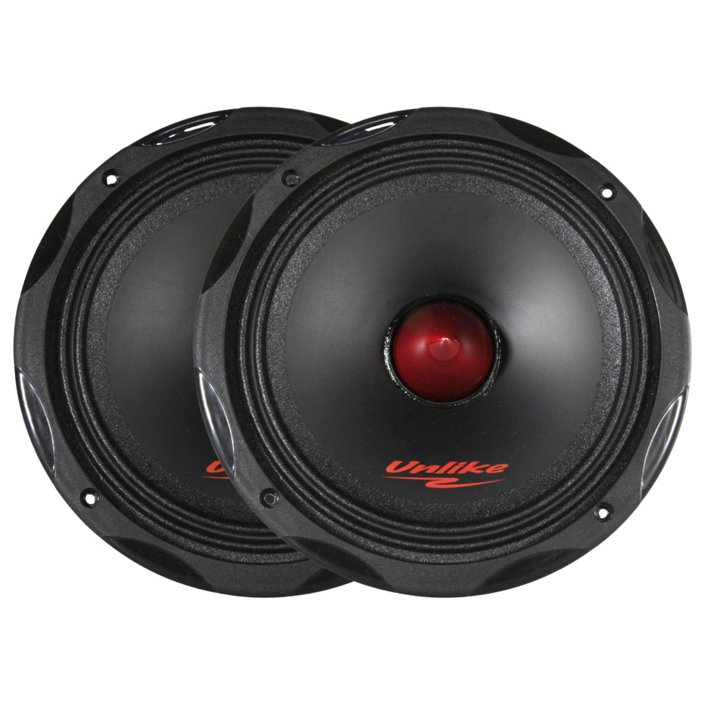 Par de Alto Falantes Médio Grave Unlike UNF65 6 Polegadas 220w RMS 4 Ohms