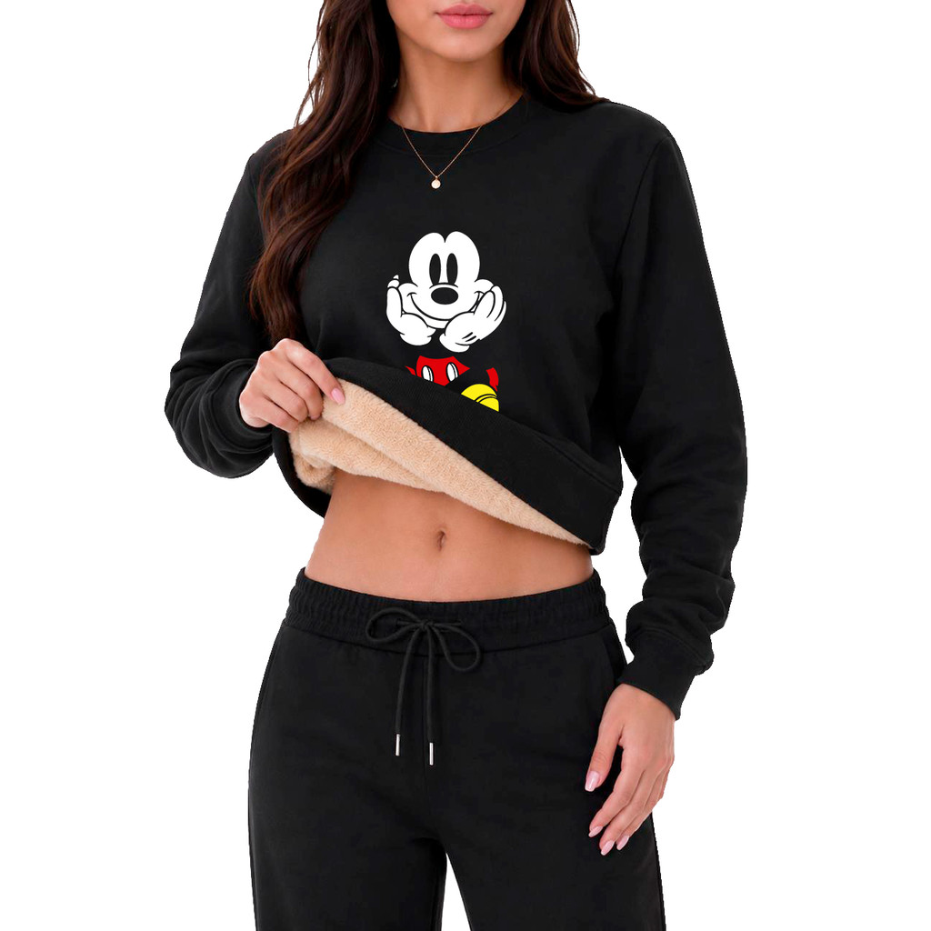 Casaco Moletom Feminino Lan De Carneiro Importado Feminino Grosso Premium