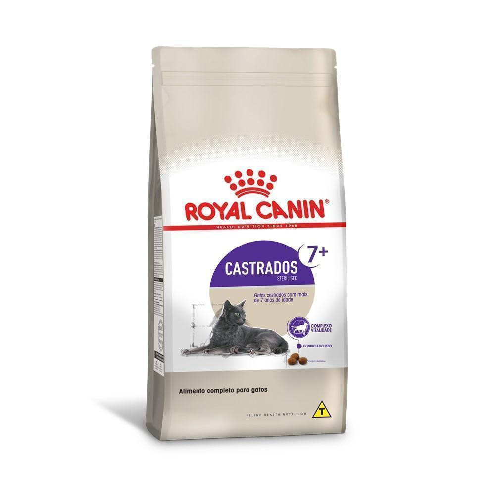 Ração Seca Royal Canin para Gatos Adultos Castrados Acima de 7 anos 4 Kg