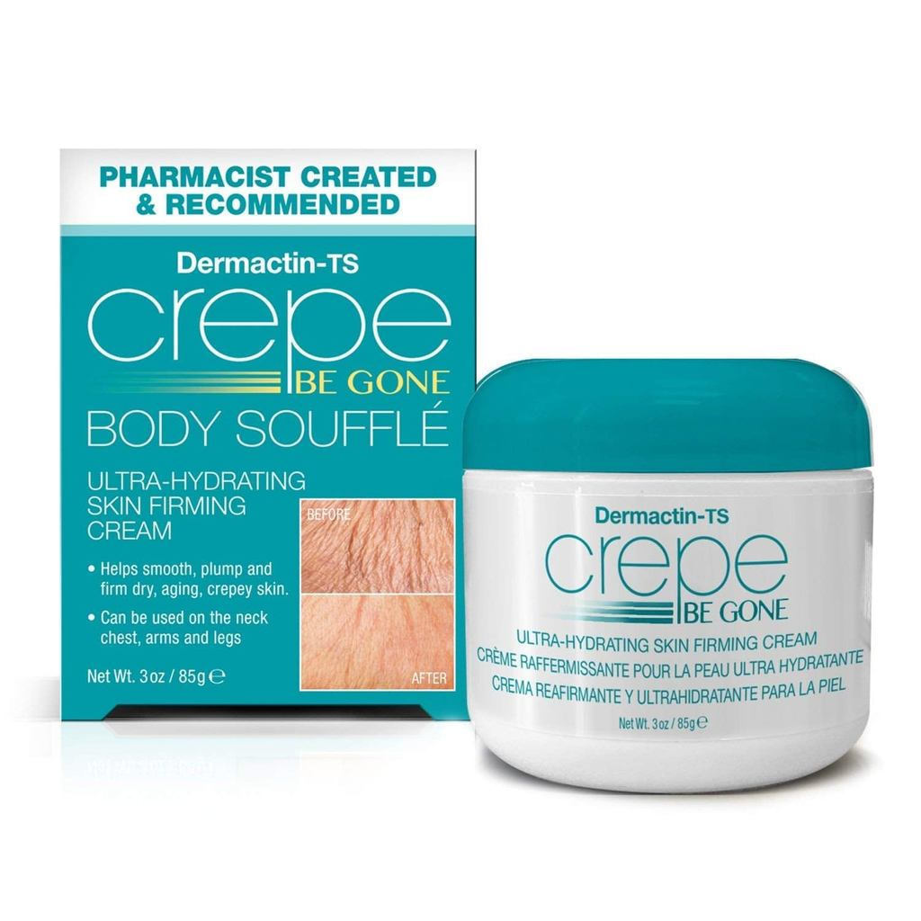 CrepeBeGon Body Soufflé-Classic 3oz-Creme Firmador Ultra-Hidratante, Adequado para Pescoço, Peito, Braços e Pernas 3Y2V
