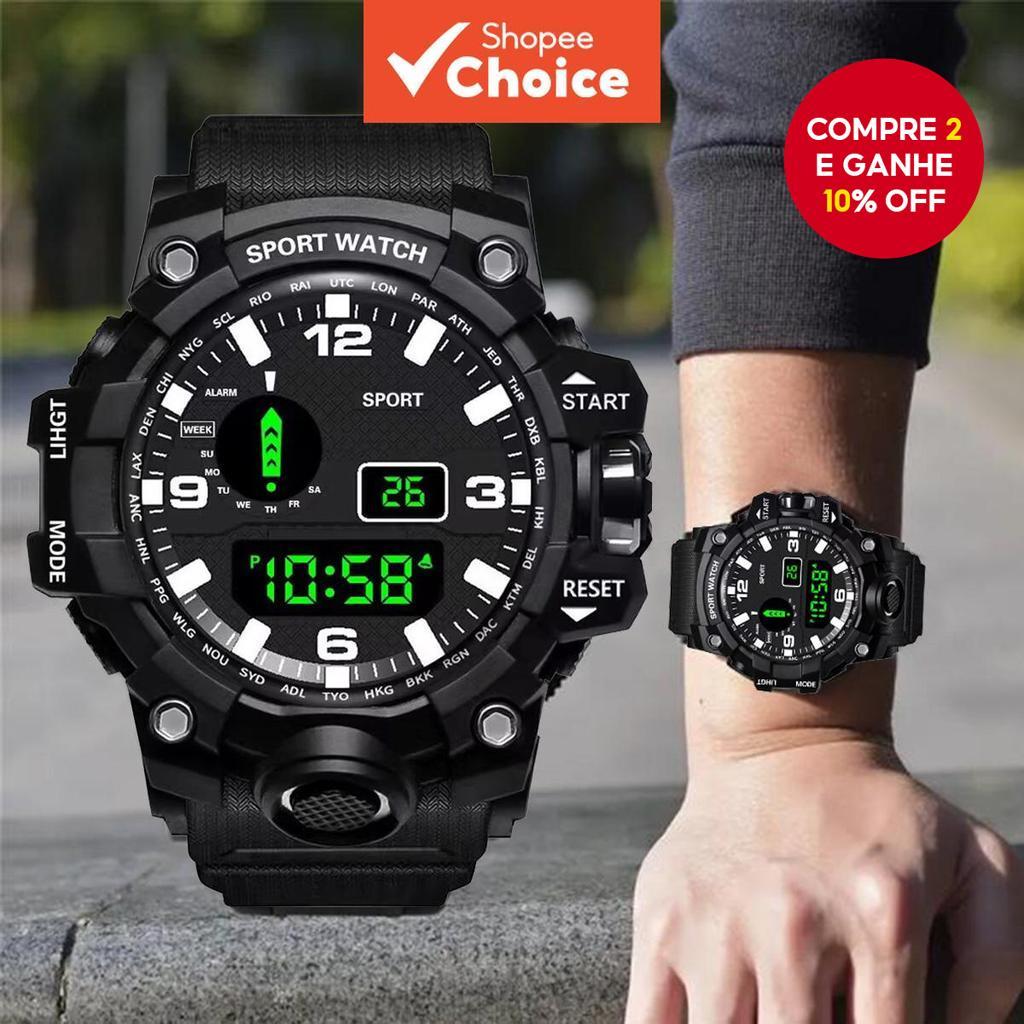 Relógio Masculino Digital Redondo: Onde Comprar | BuscaProdutos