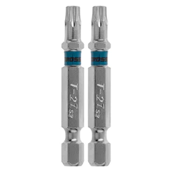 BITS TORX T27, ACO CROMO MOLIBDENIO, 50MM, 2PCS // GROSS