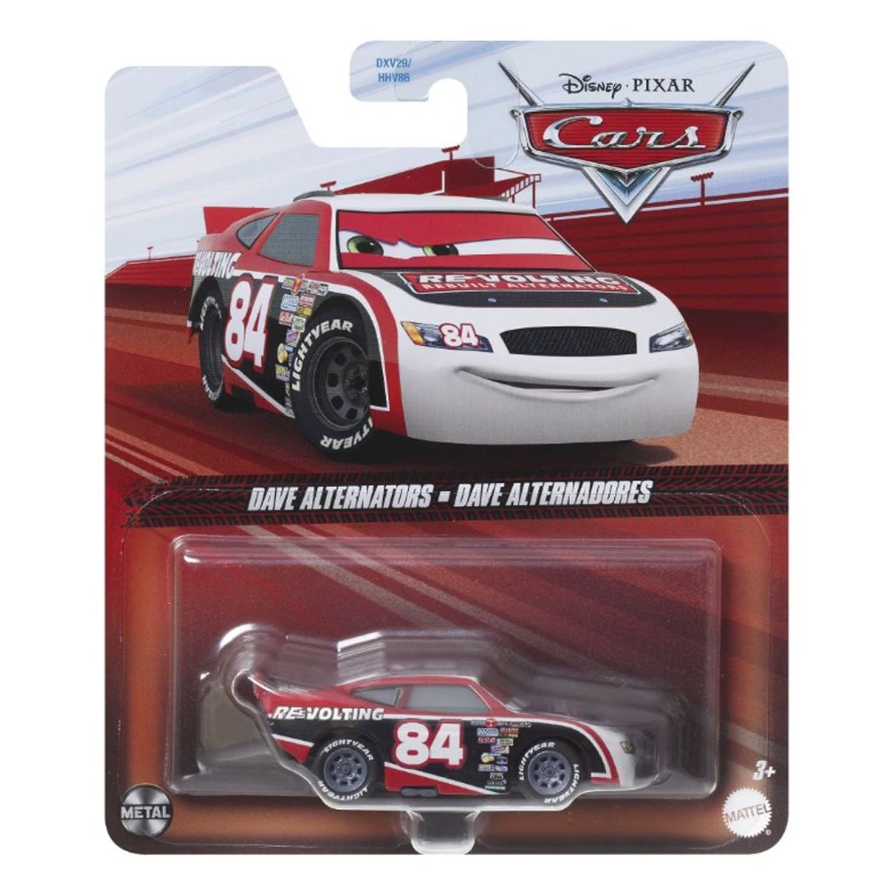 Dave Alternadores - Carrinho Filme Carros Cars Disney Pixar - Metal 1/55 - Mattel