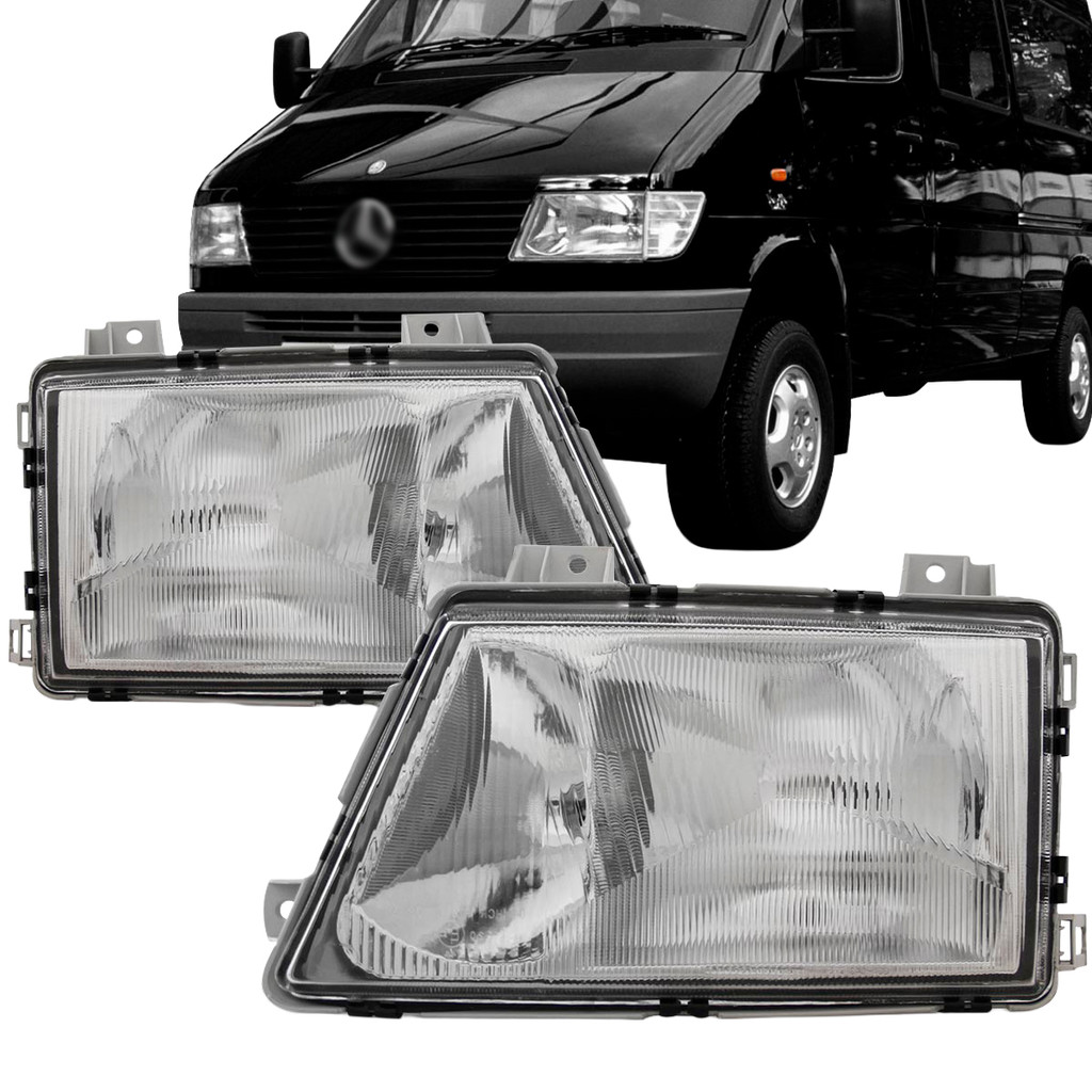 Farol Sprinter 95 96 97 98 99 2000 2001 Foco Duplo Cromado