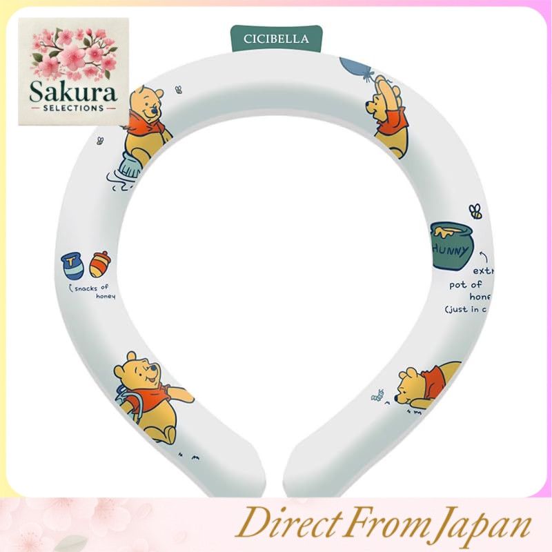 2025 New  Disney Ice Neck Ring – Natural Freezing at 28°C, 80% Increased Capacity, Neck Cooler, Cool Ring, Smart Ice, Ultra Lightweight 105g, Reusable PCM Cooling Gear for Adults & Kids, Heatstroke & Heat Relief, Ideal for Commuting, School, Outdoor, Camping, and Gifts