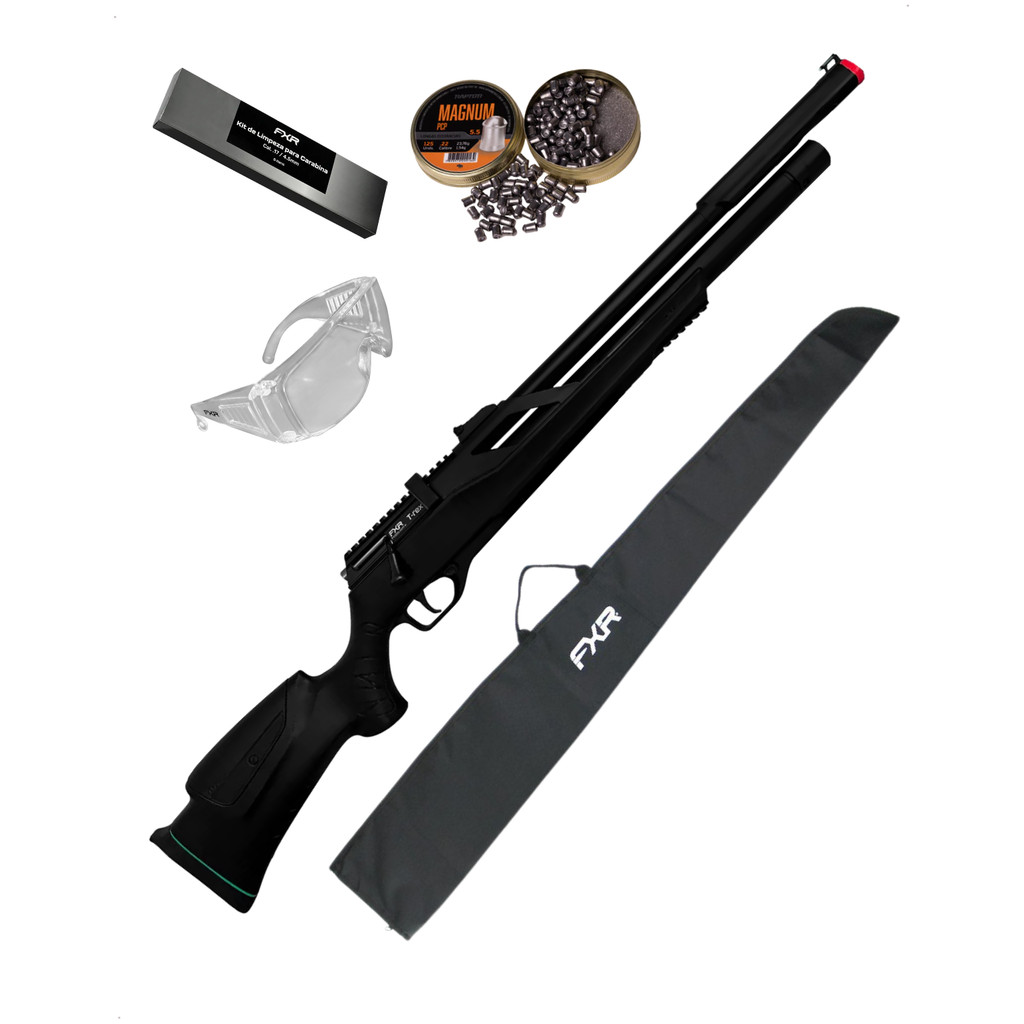 Carabina Pressão Pcp Artemis T Rex 5.5 +Capa +Kit +Chumbinho