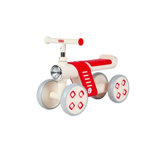 Mini Bike Infantil de Equilíbrio 4 Rodas - Vermelha