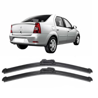 Par Palhetas Limpador De Parabrisa Dianteiro Para Renault Logan 2007 2008 2009 2010 2011 2012 em Oferta na Shopee