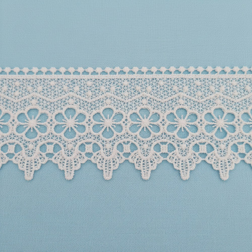 Renda de Guipir Branca 8cm Branca Rolo Bordado Ca80 em Oferta na Shopee