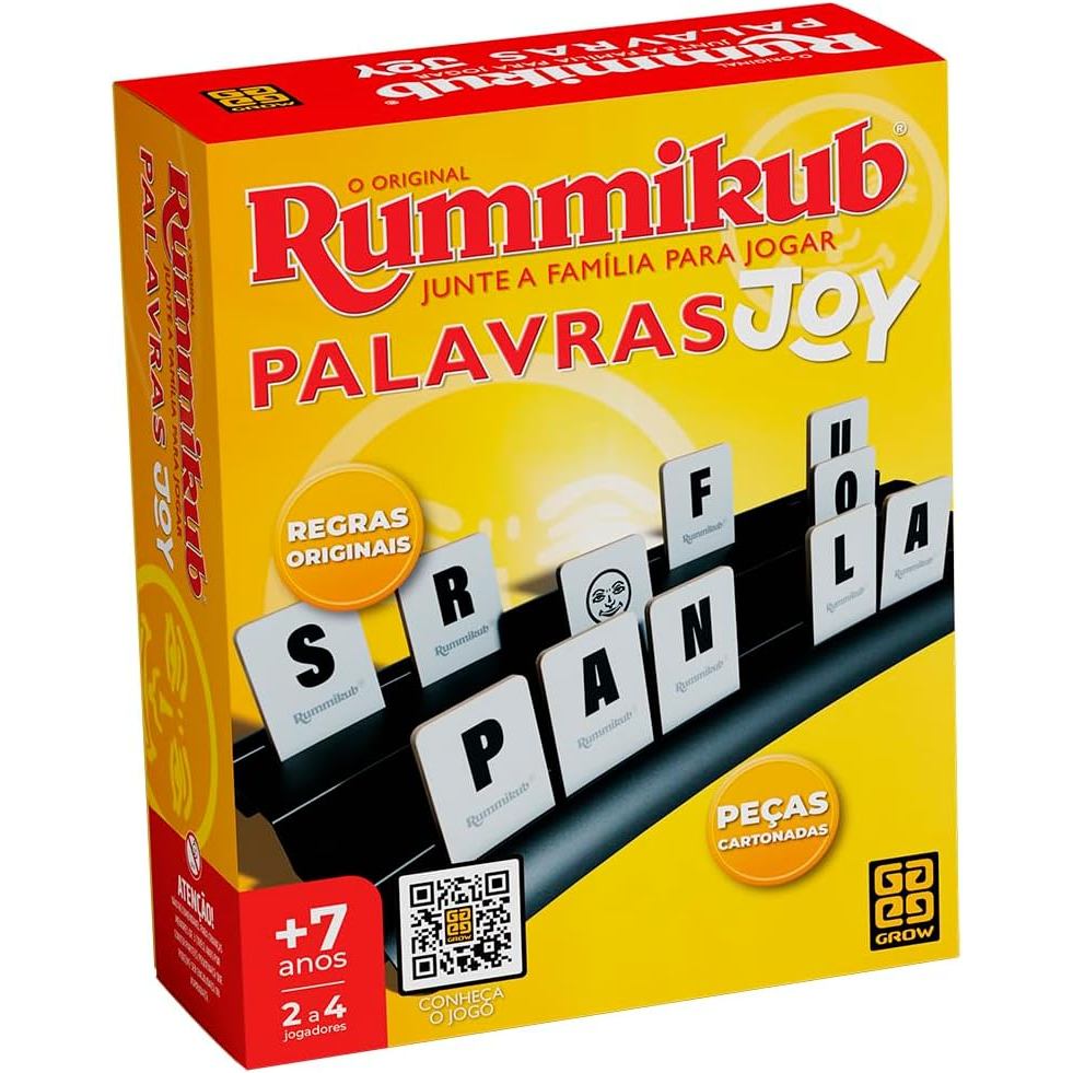 Jogo Rummikub Joy Palavras - Grow - 4684