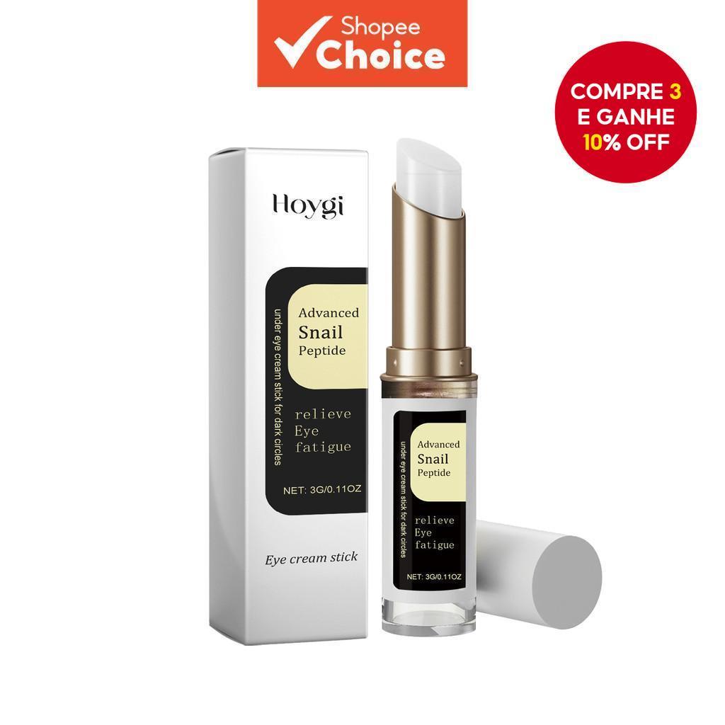 Hoygi Creme Anti-Rugas Para Os Olhos De Caracol Reduz Círculos Escuros E Bolsas Sob Hidratante Firmador 3g