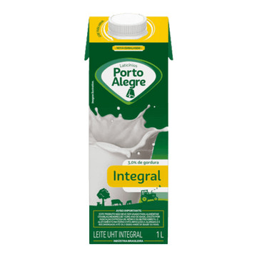 Leite UHT Integral Porto Alegre 1L em Oferta na Shopee