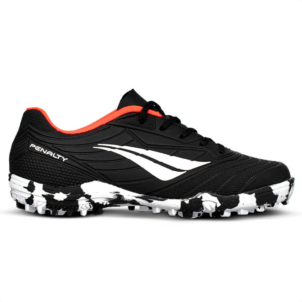 Chuteira Penalty Society Matis Kids XXI Preto e Branco - Infantil em Oferta na Shopee