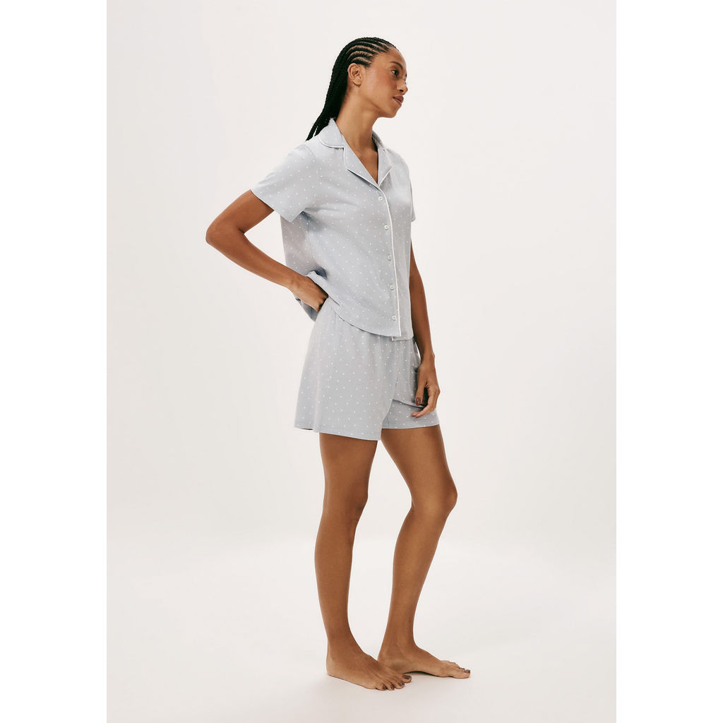 Pijama Curto Feminino Americano Estampado