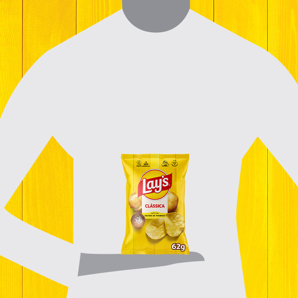 Batata Chips Lay's Clássica 62g · foto 2
