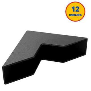 Cantoneira Proteção para transporte Móveis MDF 70x70x18 Fechado - Kit com 12 Unidades