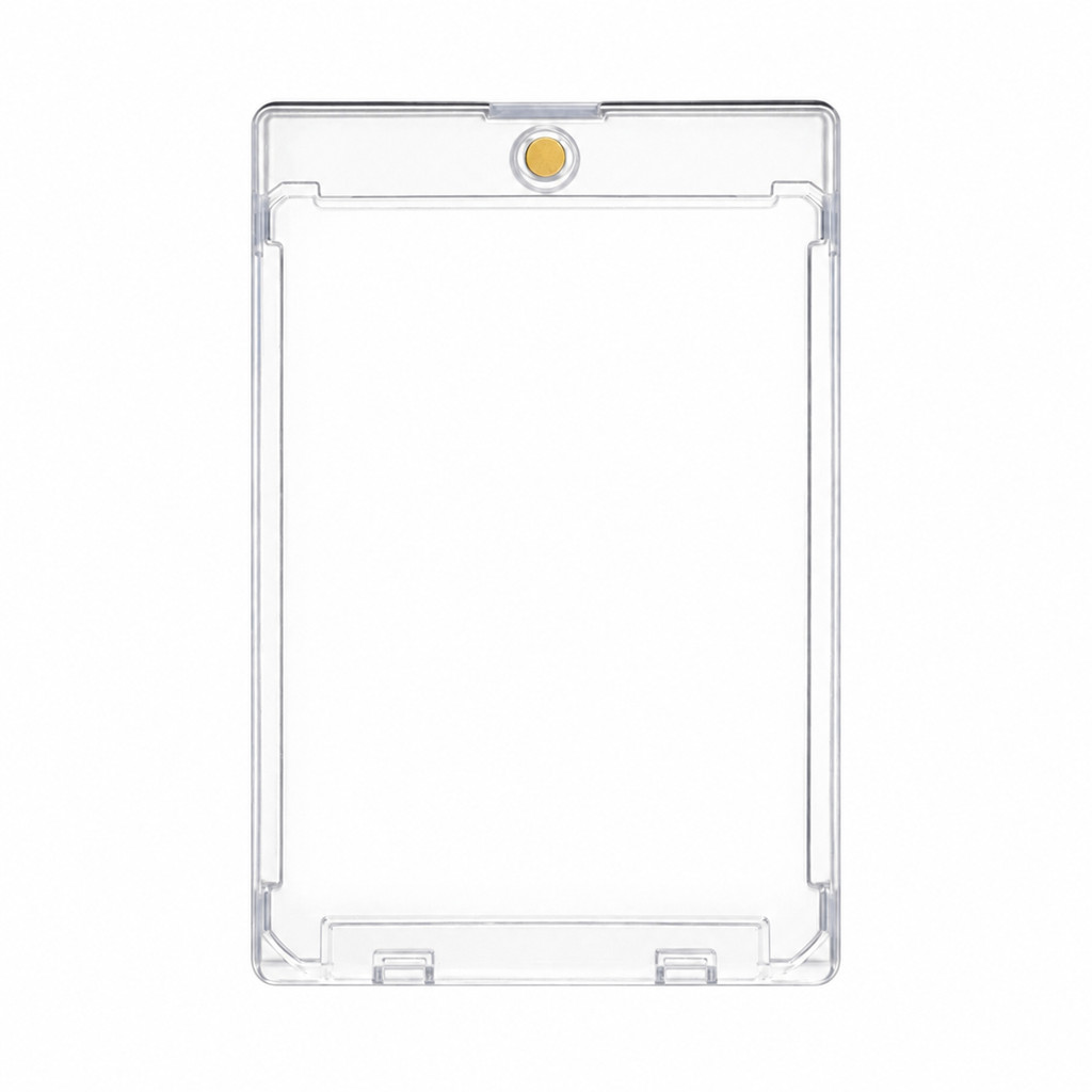 1 Unidade de Mini Case Magnético para Figurinhas Formato 49 x 65mm Bra Acessórios