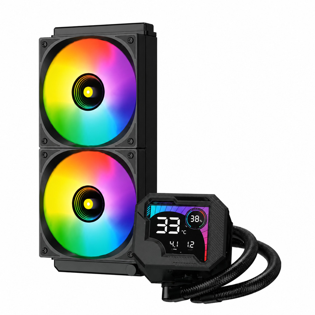 Water Cooler 240mm ARGB 12V RGB Refrigeração Líquida Silenciosa Alta Performance DELTA-WC1826B/P