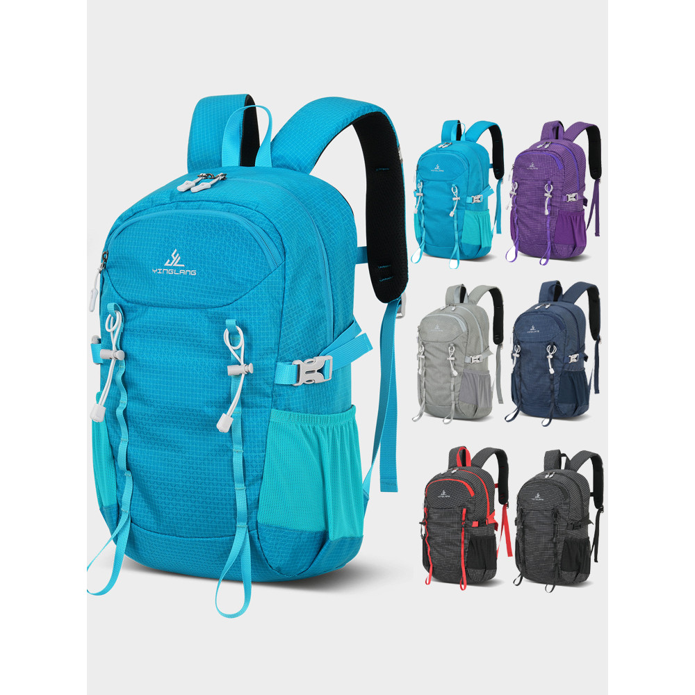 Esportes ao ar livre mochila das mulheres dos homens Ultra-leve portátil mochila de viagem lazer caminhadas viagem cicli
