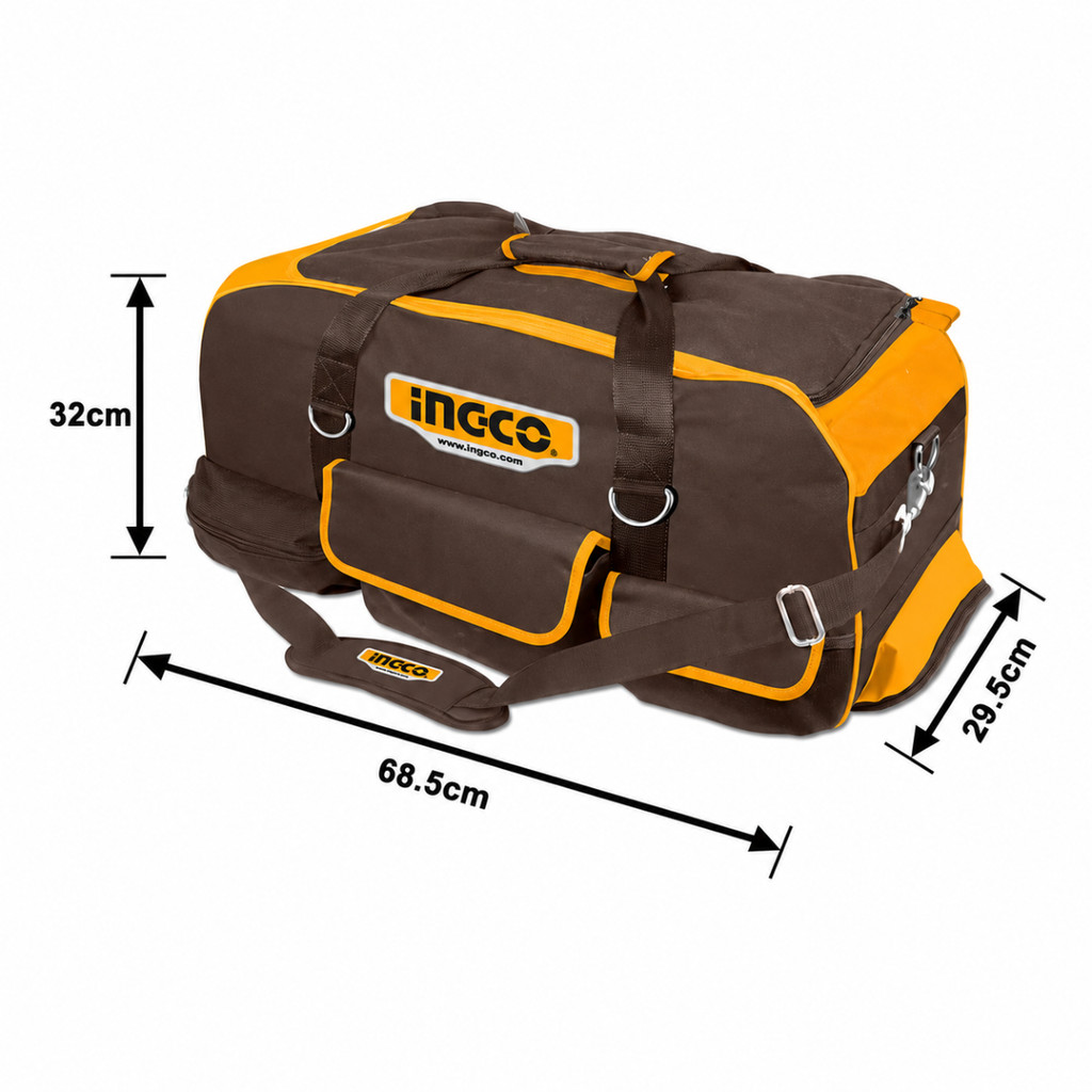 Bolsa Organizadora Ferramentas Ingco 27" Com Rodinhas 25kg · foto 2